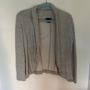AQUA brand sweater blazer in grey XS